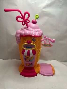 2/$18 My Little Pony Pink and Yellow Ice Cream Shake Diner Playset